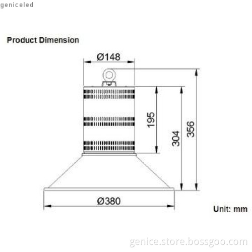 AC100-240V Lifud LED driver  SMD chip 30W high bay
